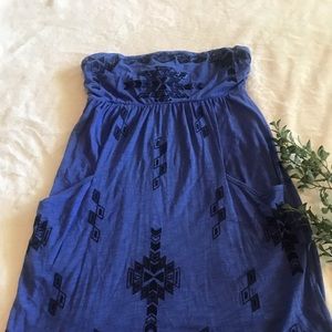 Strapless dress